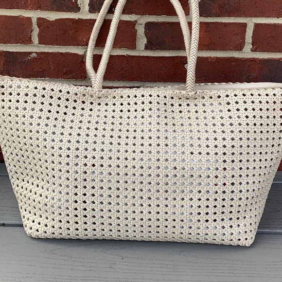 Madewell The Handwoven Cane Tote Bag - Picture 11 of 12